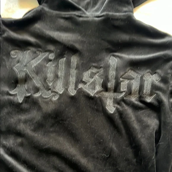 Killstar Black Hooded Zip-Up Top - Picture 6 of 7